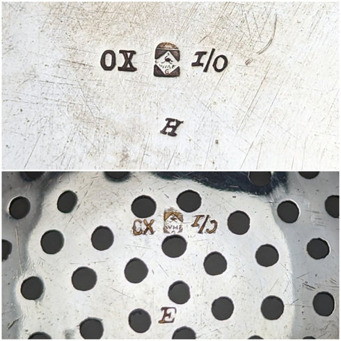 德國古董 WMF 鍍銀濾茶器